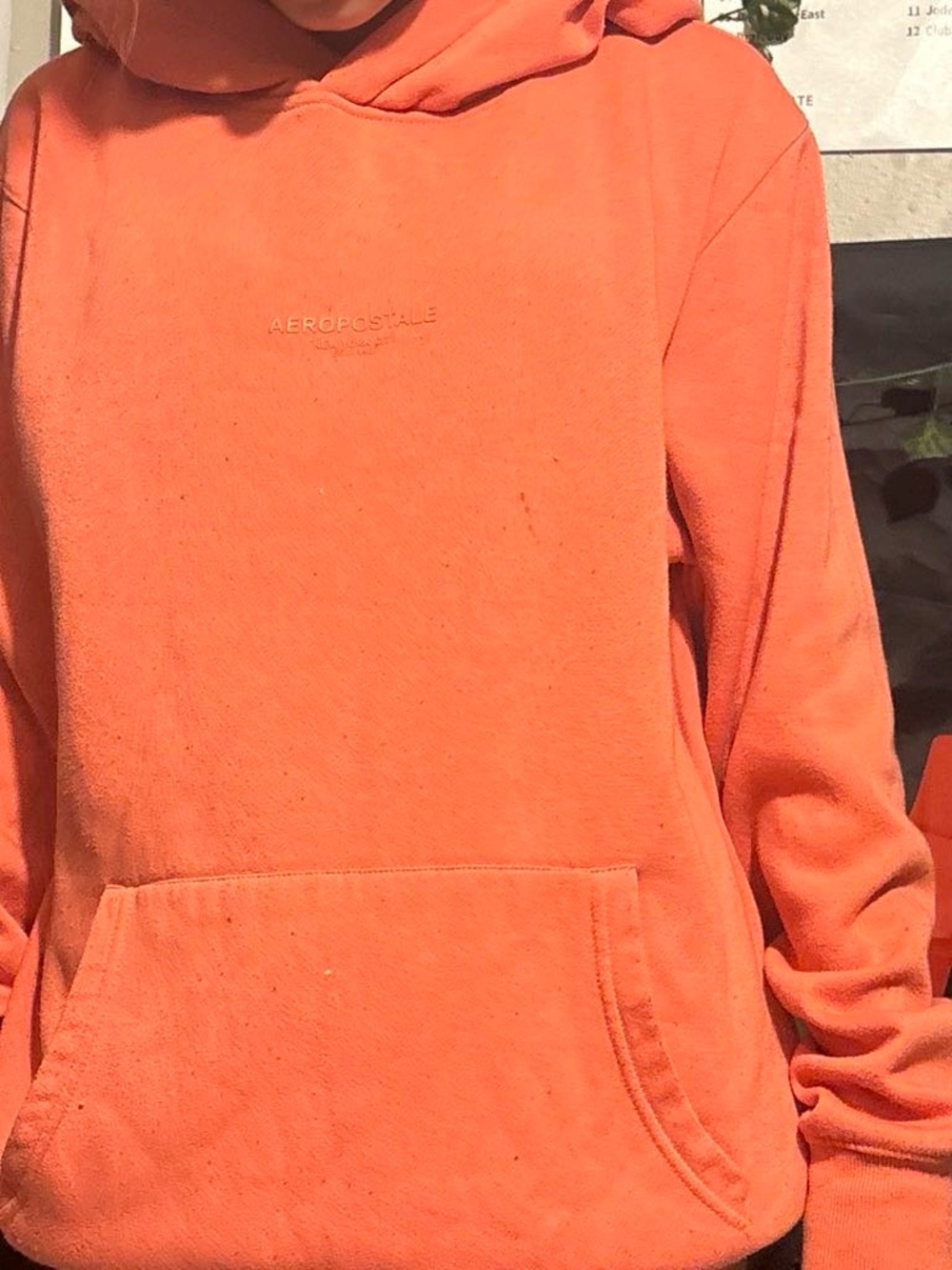 Aeropostale Orange Pullover Hoodie